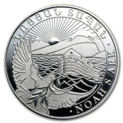 2013 1/2 oz Silver Armenia 200 Drams Noah's Ark Coin