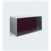 Image 1 : DONALD JUDD (1928-1994) UNTITLED (METER BOX) stamped with foundry mark on the reverse stainless s...