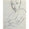 Image 1 : RICHARD DIEBENKORN (1922-1993) UNTITLED charcoal on paper 16 3/4 x 13 3/4 in. (42.6 x 34.9 cm) ex...