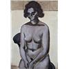 Image 1 : JOHN D. GRAHAM (1890-1961) NUDE signed and dated "Graham Paris 928" lower left oil on canvas 36 x...