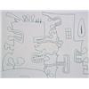 Image 1 : CARROLL DUNHAM (b. 1949) UNTITLED each dated lower right graphite on paper in four parts 8 1/2 x ...