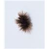 Image 1 : TOM FRIEDMAN (b. 1965) UNTITLED caterpillar made with artist's hair, glue and stick-pin 3 x 1/2 x...