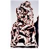 Image 1 : VIK MUNIZ (b. 1961) UNTITLED (AFTER RODIN'S "THE KISS") PICTURES OF CHOCOLATE SERIES color couple...