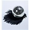Image 1 : MARTIN KIPPENBERGER (1953-1997) DISCO BOMB mirrored disco ball with wig H: 12 in. (30.5 cm) appro...