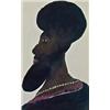 Image 1 : CHRIS OFILI (b. 1968) (i)UNTITLED (II) SALZAU each signed and dated on the reverse watercolor and...