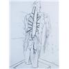 Image 1 : MARC QUINN (b. 1964) THE BLIND LEADING THE BLIND signed and dated "Marc 95" lower right paper col...