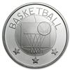Image 1 : 1 oz Basketball Silver Round (w/Gift Box &amp; Capsule)