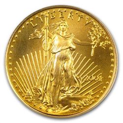 2001 1/4 oz Gold American Eagle PCGS Gem Unc (World Tra