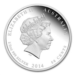 2014 1/2 oz Silver Year of the Horse Proof Coin
