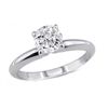 Image 1 : 0.35 ct Round cut Diamond Solitaire Ring, G-H, I1-I2