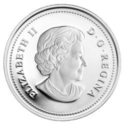 2013 1 oz Silver Canadian $15 - Maple of Peace Hologram