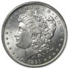 Image 1 : 1891-CC Morgan Dollar - MS-64 PCGS VAM-3 Spitting Eagle