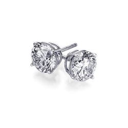 3.00 ctw Round cut Diamond Stud Earrings I-J, SI2