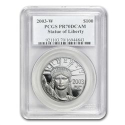 2003-W 4-Coin Platinum American Eagle PR-70 PCGS Regist