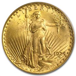 $20 Saint-Gaudens Gold Double Eagle - MS-66 PCGS/NGC CA