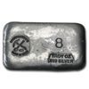 Image 1 : 8 oz Prospector's Gold &amp; Gems Silver Bar .999 Fine