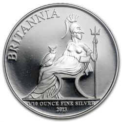 2013 1/10 oz Silver Britannia PR-70 DCAM PCGS (FS)