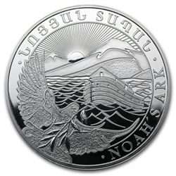 2014 1 oz Silver Armenia 500 Drams Noahs Ark Coin