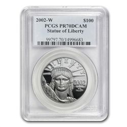 2002-W 4-Coin Platinum American Eagle PR-70 PCGS Regist