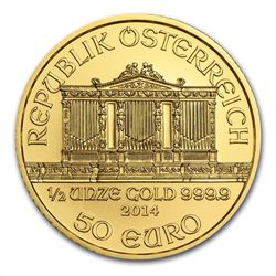 2014 1/2 oz Gold Austrian Philharmonic