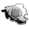 Image 1 : Andorra 2013 Proof Silver Nature Treasure Map Shaped -