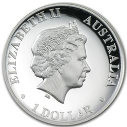 2013 1 oz Proof Silver High Relief Koala (W/Box &amp; C