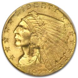 $2.50 Indian Gold Quarter Eagle - MS-65 NGC or PCGS