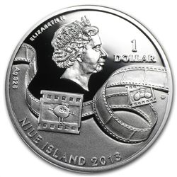Niue 2013 Proof Silver $1 Cartoon Characters - Scooby-D