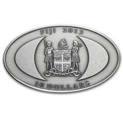 Fiji 2013 Silver $10 Year of the Snake - Salus Snake