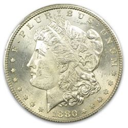 1880-S Morgan Dollar - MS-64 NGC - VAM-10 8 over 7 Top-