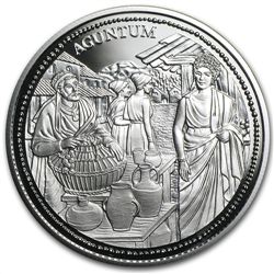 2011 Aguntum 20 Euro Silver Coin ASW 0.5209 oz