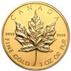 Image 1 : 2002 1 oz Gold Canadian Maple Leaf