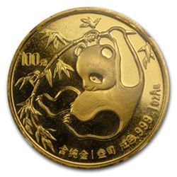 1985 1 oz Gold Chinese Panda MS-67 NGC