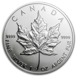 1993 1 oz Silver Canadian Maple Leaf MS-68 PCGS
