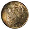Image 1 : 1923 Peace Dollar MS-63 NGC - Beautifully Toned CAC