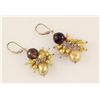 Image 2 : Pearl and Bead 50.20ctw Silver Dangling Earring