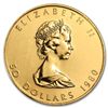 Image 1 : 1980 1 oz Gold Canadian Maple Leaf