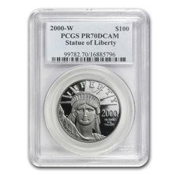 2000-W 4-Coin Platinum American Eagle PR-70 PCGS Regist