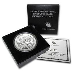 2012-P 5 oz Silver ATB Denali (w/ box & CoA)