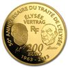 Image 1 : 2013 1 oz Gold Europa Series - 50th Anniv. of