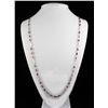 Image 2 : New Design Ruby 45.30CT Silver Bezel Necklace 8.48g