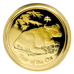 2009 3-Coin Proof Gold Lunar Year of the Ox (Series II)