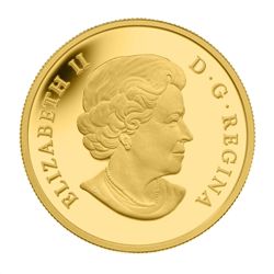 2013 1/4 oz Gold Canadian $25 Coin - Pronghorn