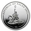 Image 1 : Palau 2012 Silver $5 Marine Life Protection - Blue Ring
