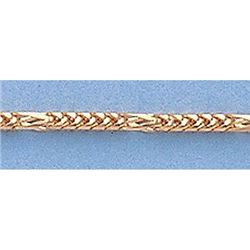 Pure Gold 16" 14kt Italian Gold-Yellow 1.3mm, Figaro Fr