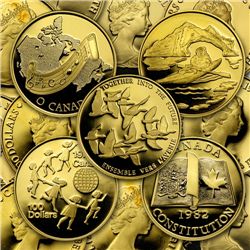 1977-1986 1/2 oz Gold Canadian $100 Proof - (Dates of O