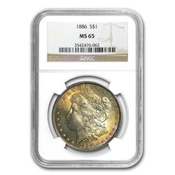 1878-1904 Morgan Dollars - MS-65 NGC - Beautifully Tone