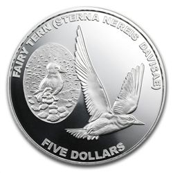 2012 1 oz Silver New Zealand $5 Annual Coin - Fairy Ter