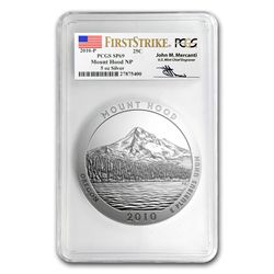 2010-P 5 oz Silver ATB Mount Hood PCGS SP-69(FS) - Merc