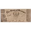 Image 1 : 1865 $10 State of Georgia